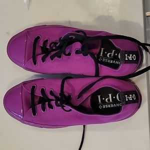 Opi Converse All Stars purple women's 9/ men's 7 EUC